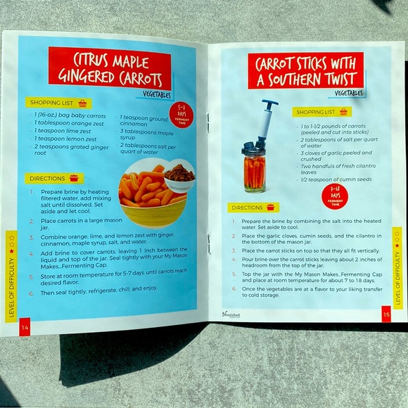 Mason Jar Fermenting Kit🥒🥕🫑🧅 - Picture 10 of 12